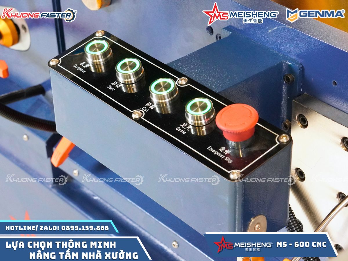 Máy Cắt Nhôm 2 Đầu Meisheng Ms 600 CNC Ngoại Tuyến